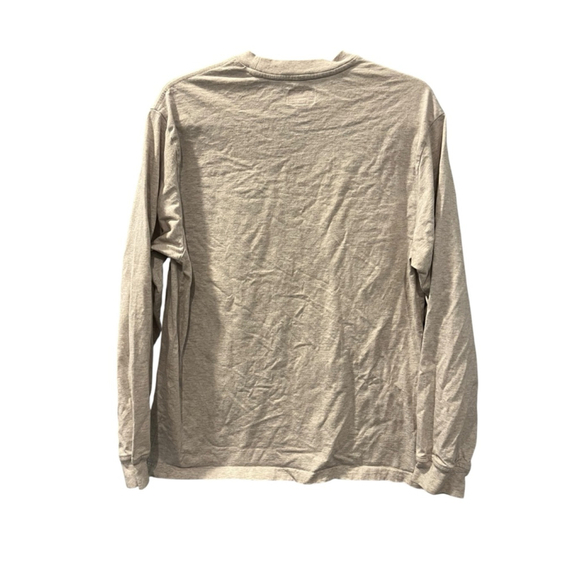 Supreme Box Logo Gray Long Sleeve Cotton Crew Neck T-Shirt Size Medium Casual - Picture 5 of 6